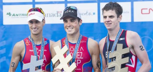 podim triatlon Noya, mola, y brownlee