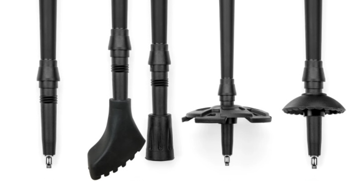 tipos de punteras de bastones segun terreno