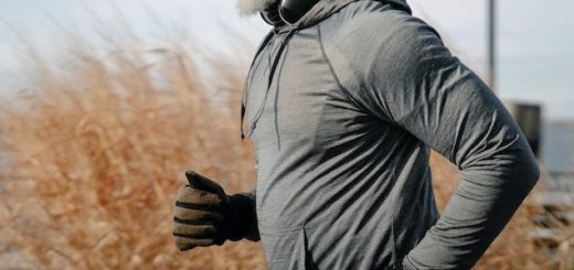 runner corriendo en invierno