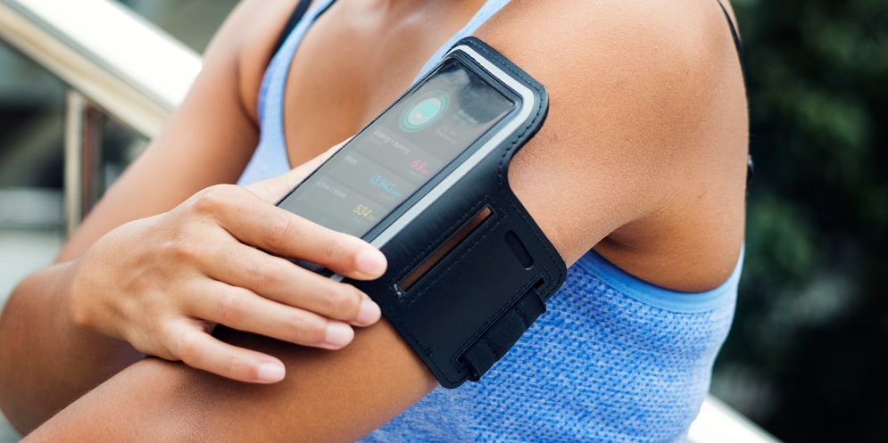 brazalete running movil