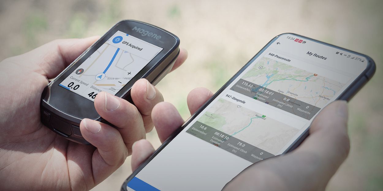 Ciclocomputador con gps Magene portada