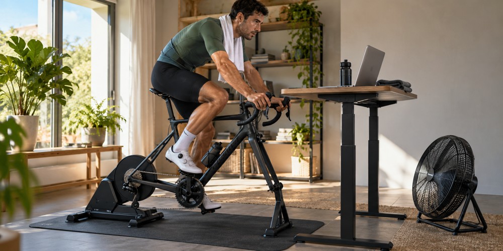Mesas para entrenar en rodillo con todo a mano