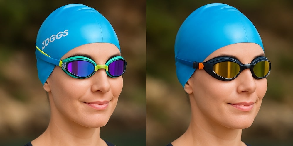 mujero con Zoggs Predator Titanium vs Fusion Air Titanium