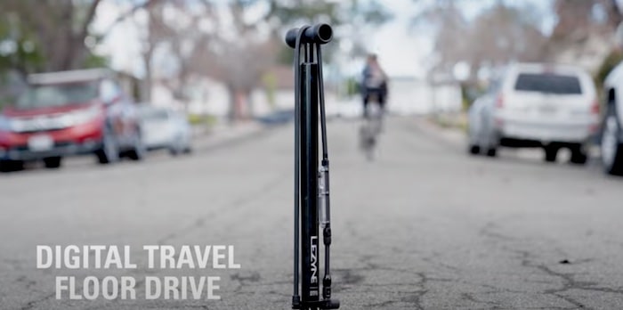 bomba de pie lezyne digital travel floor