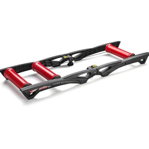 Elite Arion - Rodillo de ciclismo, color rojo y negro