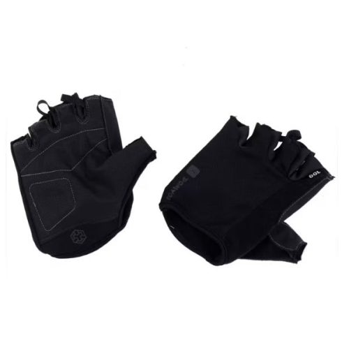 Guantes Gimnasio CrossFitness adulto Domyos 100 negro gris