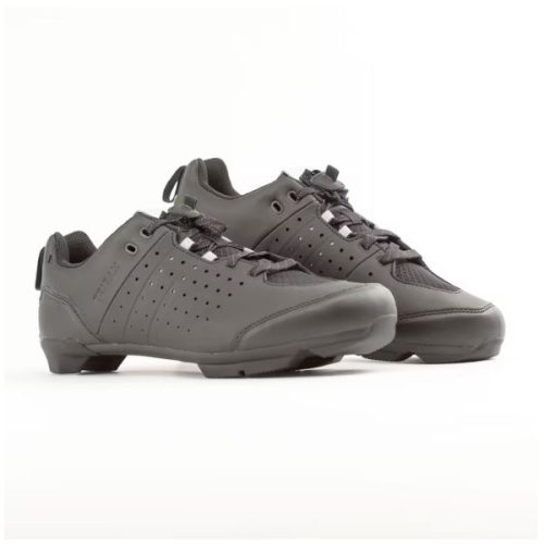 Zapatillas Ciclismo Gravel Carretera SPD GRVL 500 Negro Cordones
