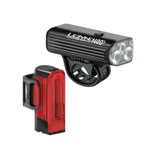 set de luces Lezyne Macro Drive 1400 y Strip Drive Pro set de luces Lezyne Macro Drive 1400 y Strip Drive Pro
