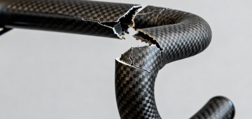 manillar carretera roto