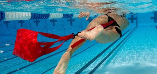 paracaidas natacion